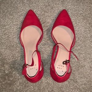 Red heels never worn, from target